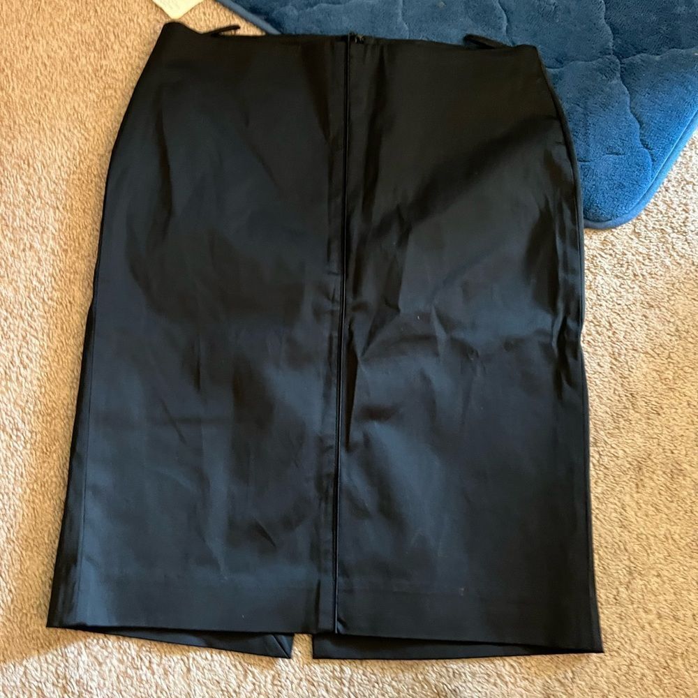 Mango black‎ pencil skirt 4